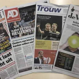 de krant